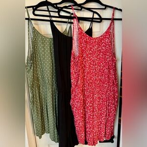 3 Old Navy rompers